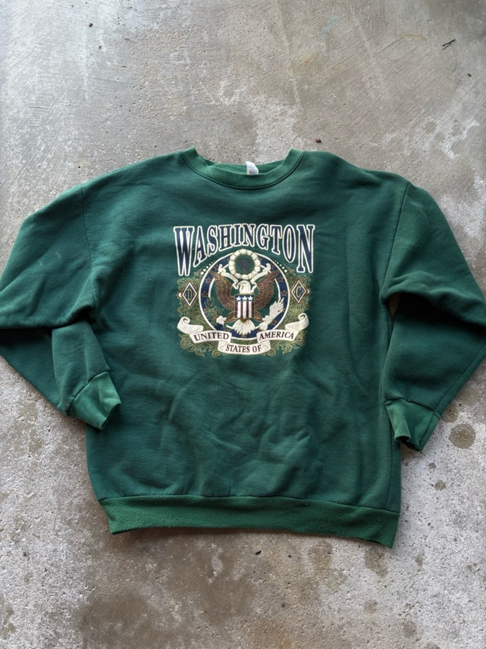 90s Washington DC United States Of America Vintage Old Crewneck